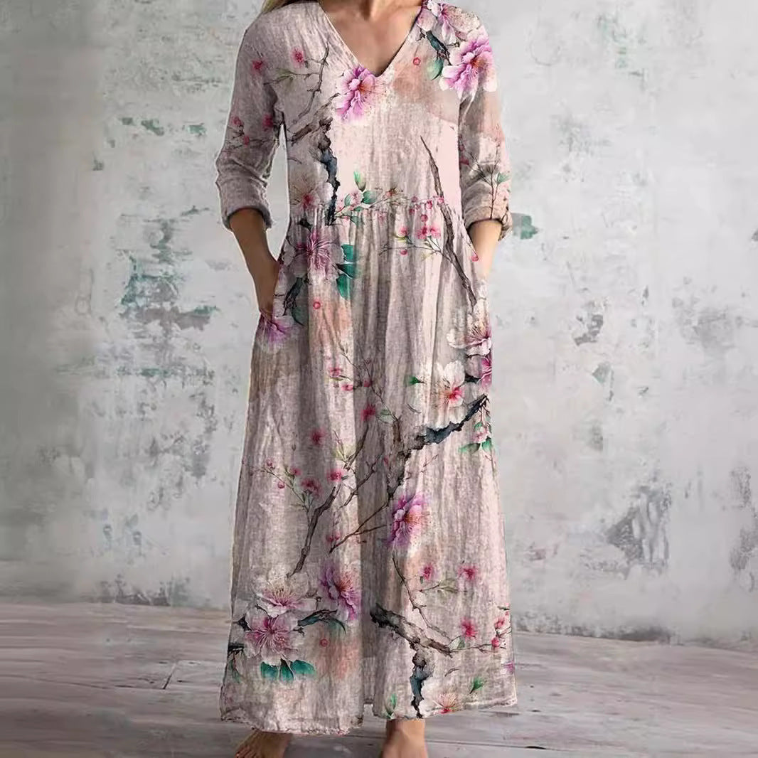 Aliyah™ - Stijlvolle Bloemen Jurk