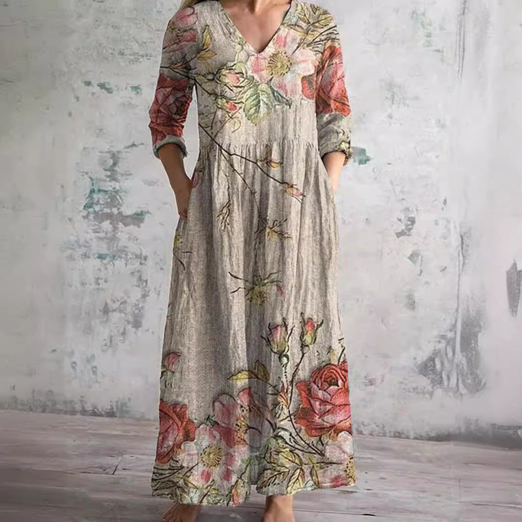 Aliyah™ - Stijlvolle Bloemen Jurk