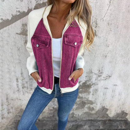 Kyla | Casual Spijkerjas met Patchwork voor Dames