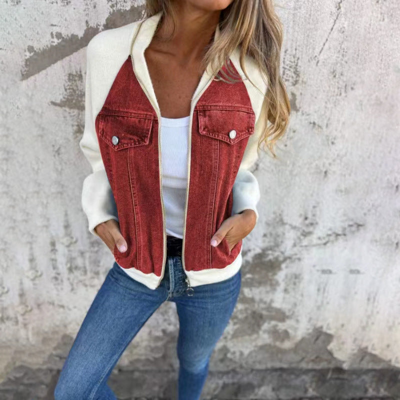 Kyla | Casual Spijkerjas met Patchwork voor Dames