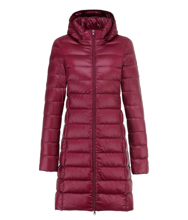 Claire | Ultralichte Lange Winterjas