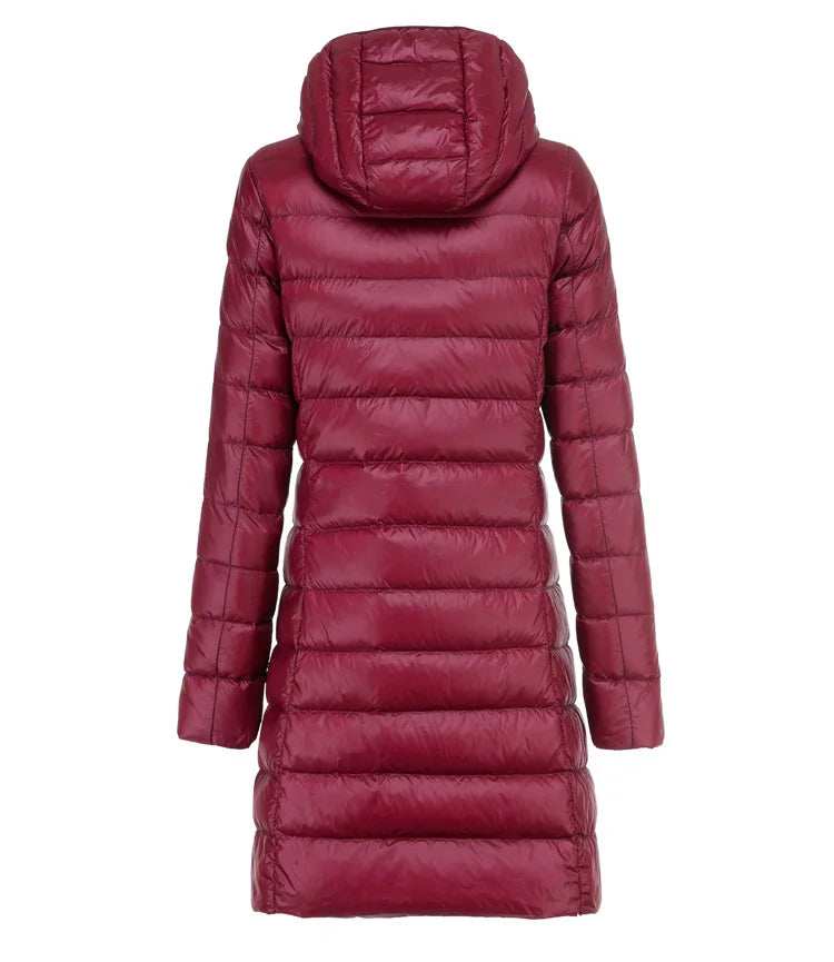 Claire | Ultralichte Lange Winterjas