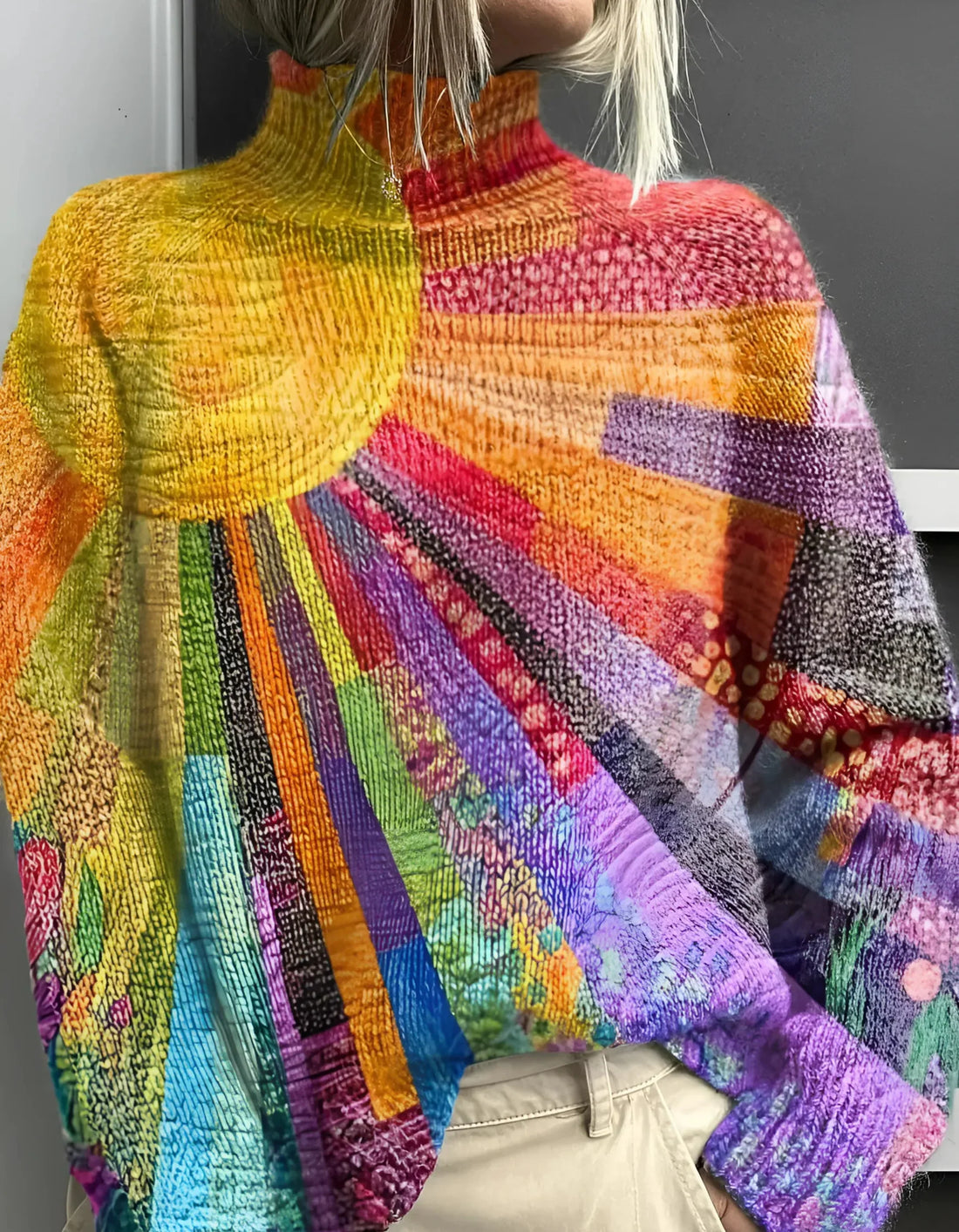 Elaine | Vrolijke Gebreide Coltrui