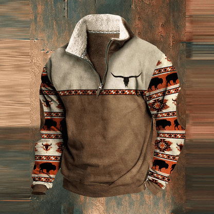 Khalil™- Trui met kwartsrits