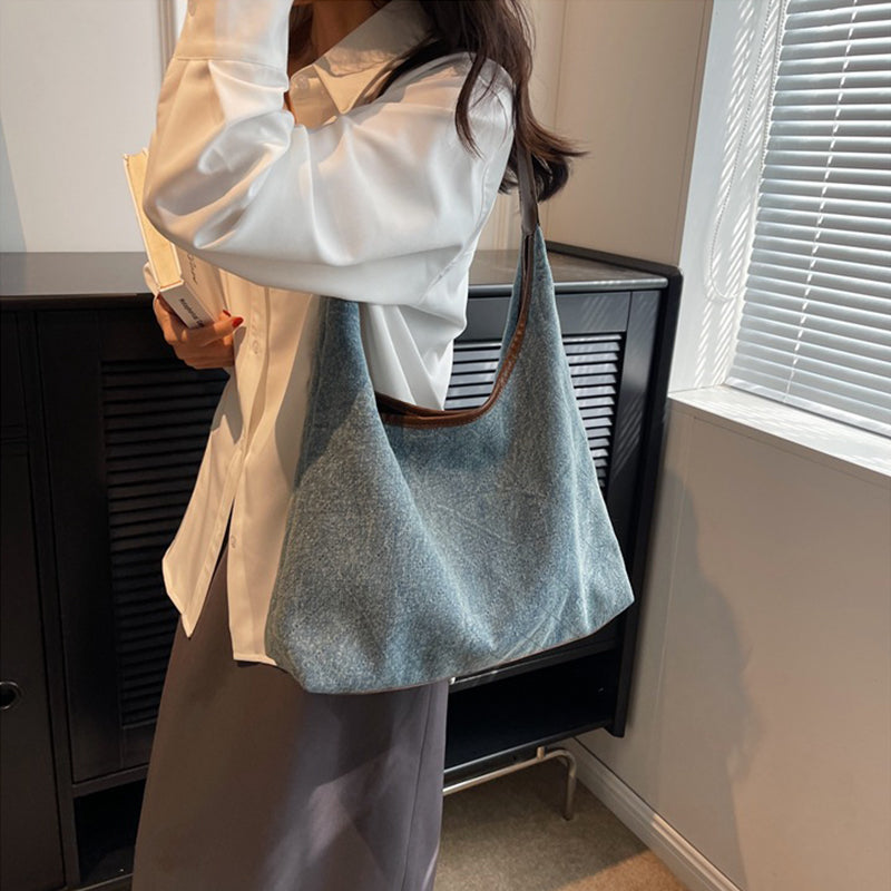Mila | Denim Canvas Handtas voor Dames